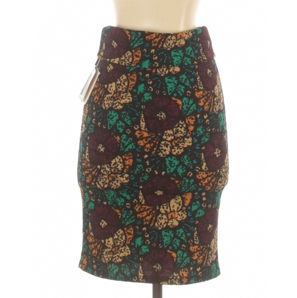 Lularoe Skirt, Size XS, NWT, Teal - Picture 2 of 2